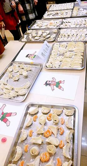 小组创意饺子作品